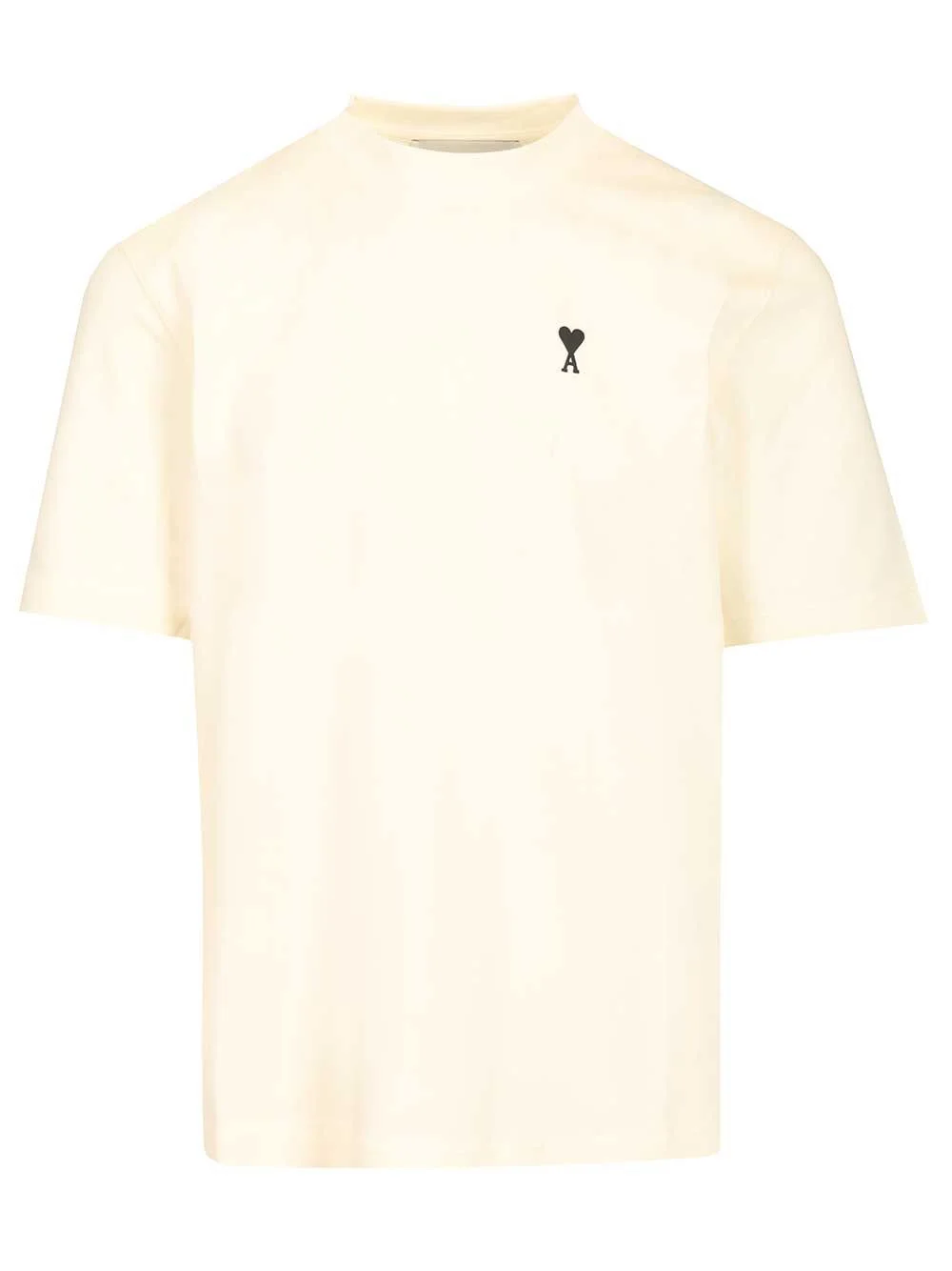 Boxy Fit Short Sleeves Adc Teeshirt With Signature Print At Back T-Shirt White - 1