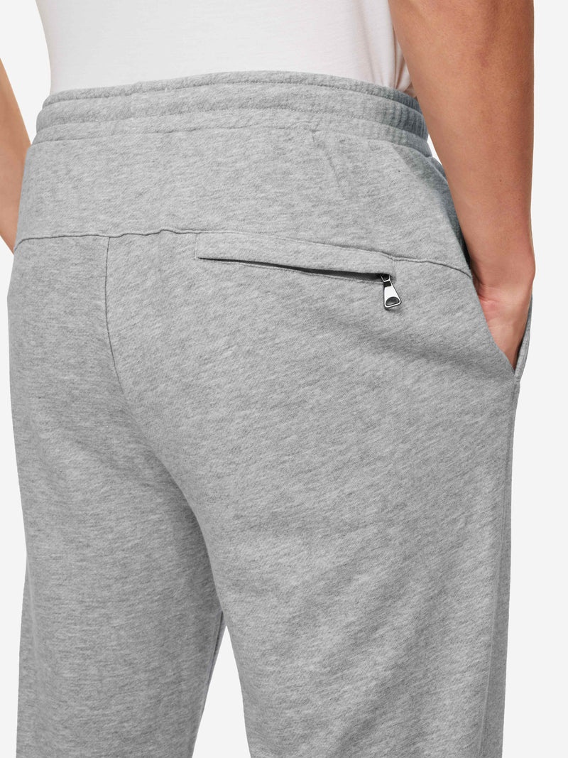Men's Sweatpants Quinn Cotton Modal Silver - 7