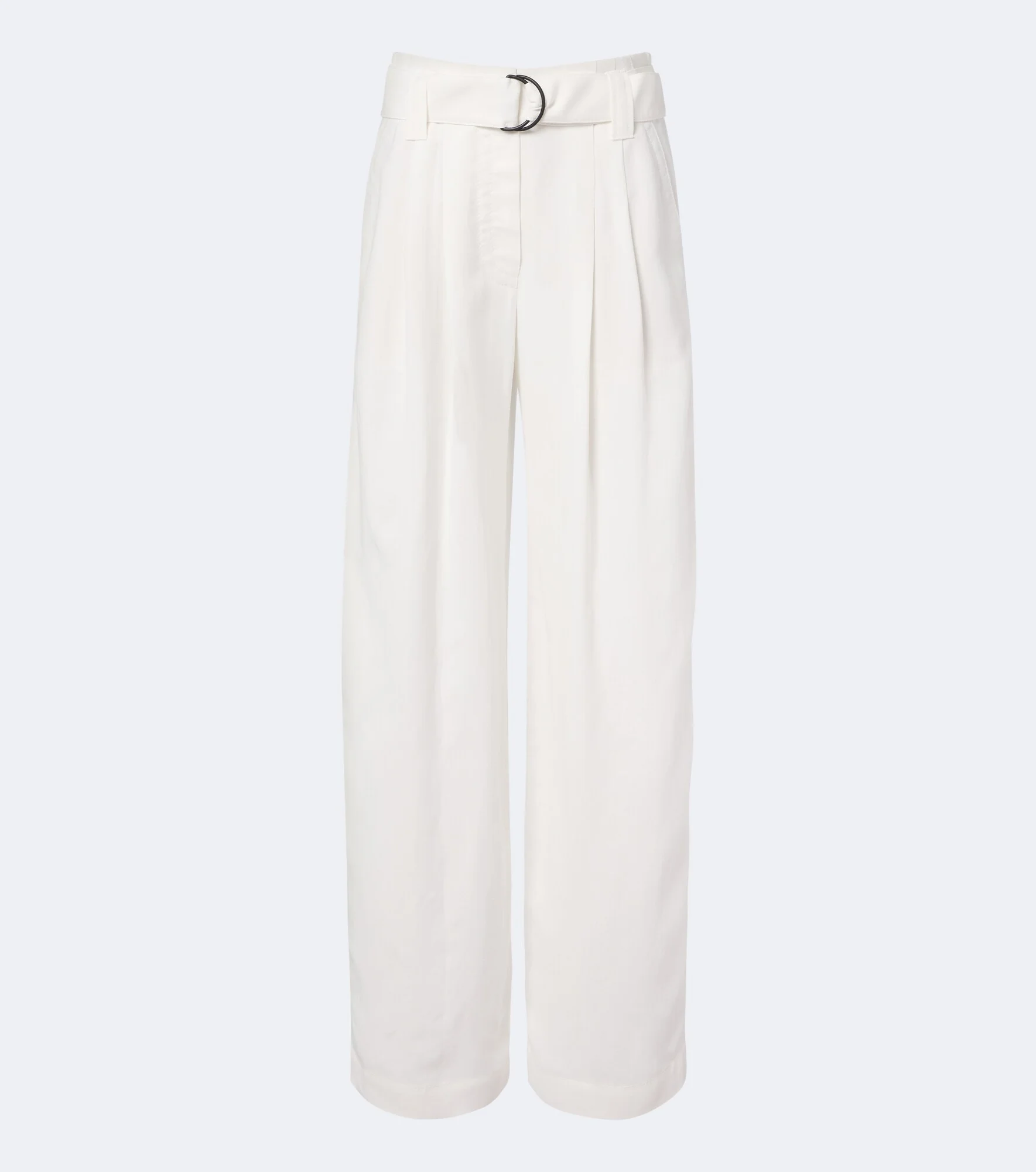 Monili belted pleated wide-leg pants - 1