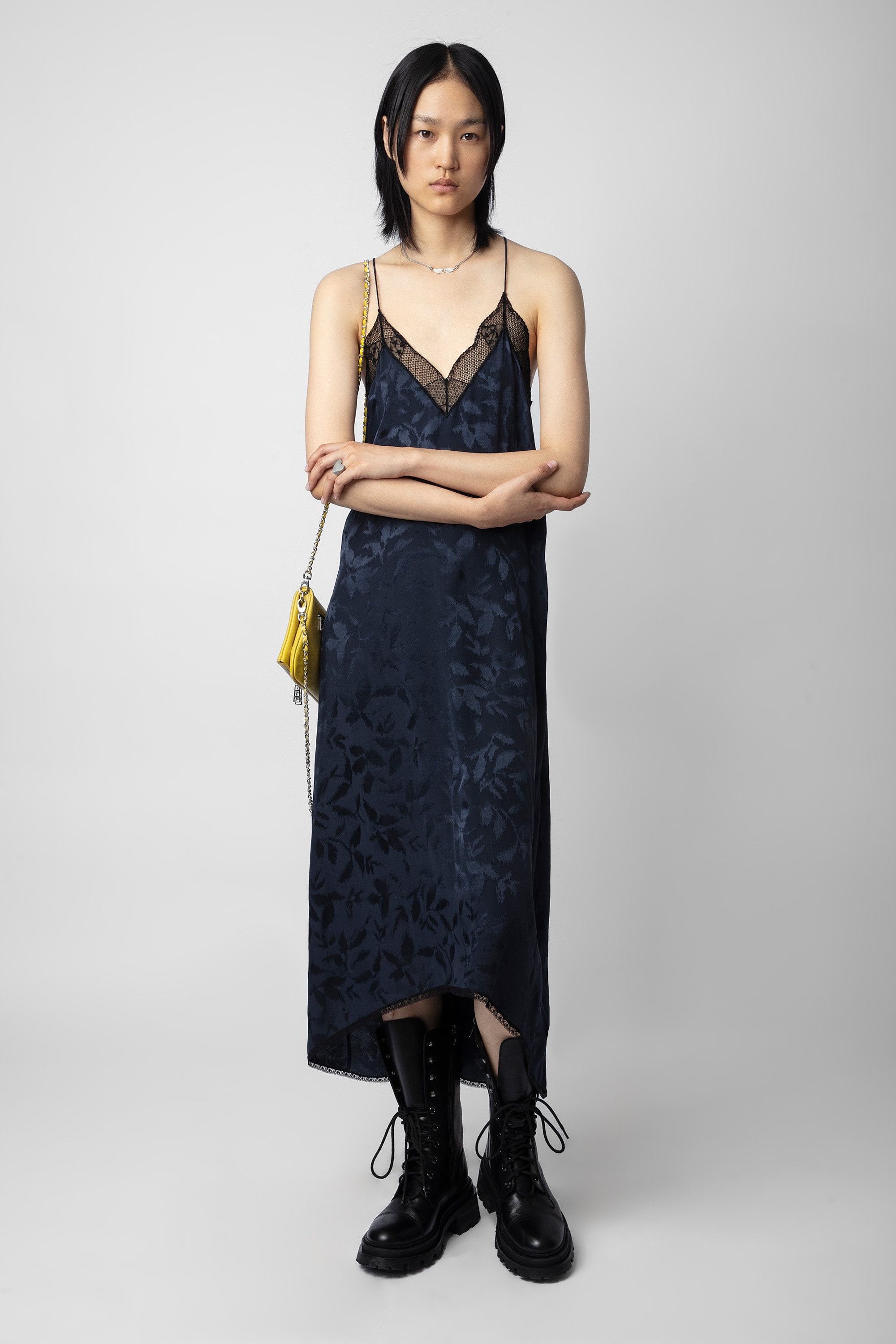 Risty Silk Jacquard Dress - 2