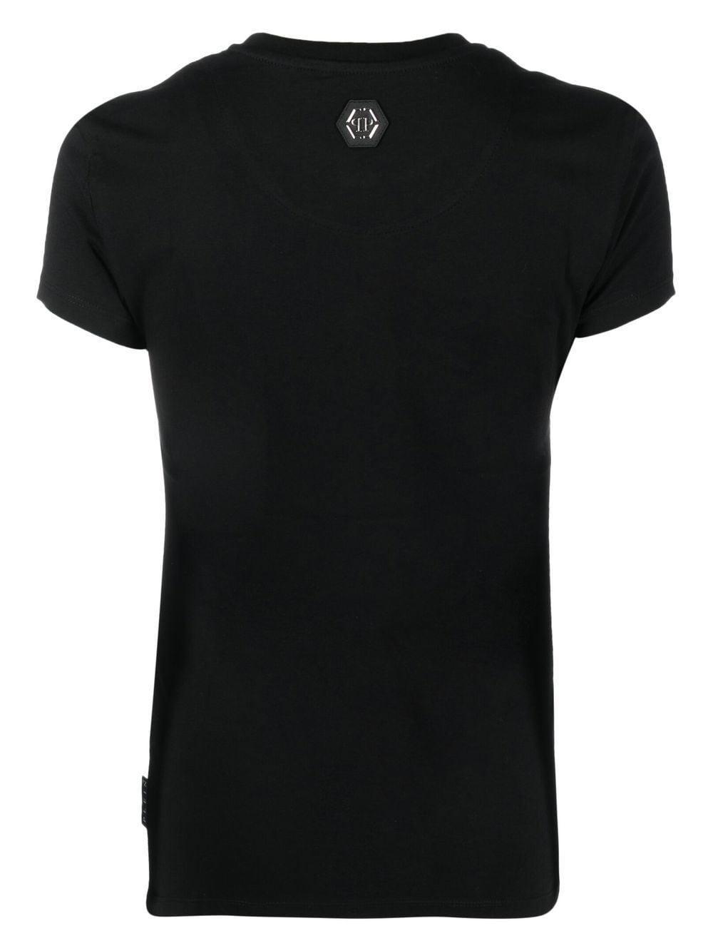logo-print round neck T-shirt - 2