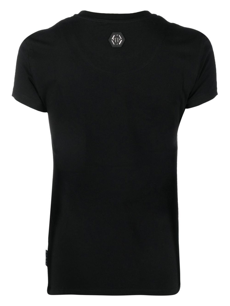 PHILIPP PLEIN logo-print round neck T-shirt outlook