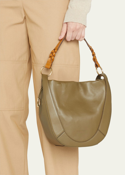 ULLA JOHNSON Hilma Drawstring Leather Bucket Bag outlook