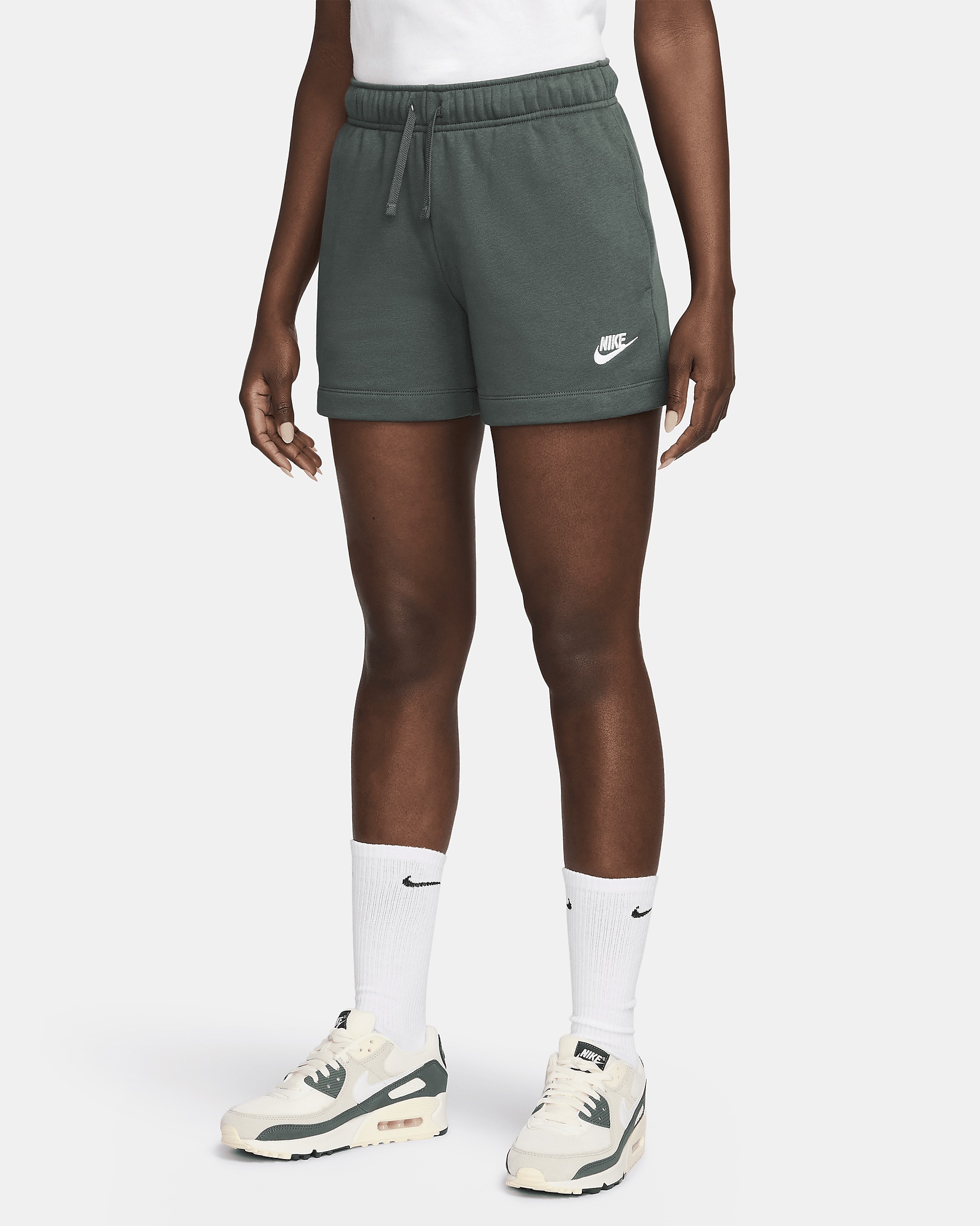 Women's Nike Sportswear Club Fleece Mid-Rise Shorts - 1