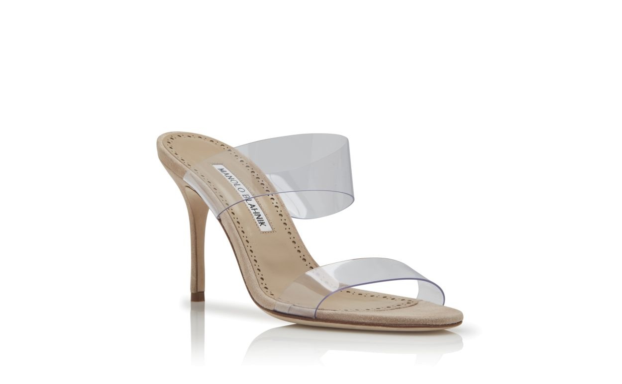 Clear ECO PVC Open Toe Mules - 3