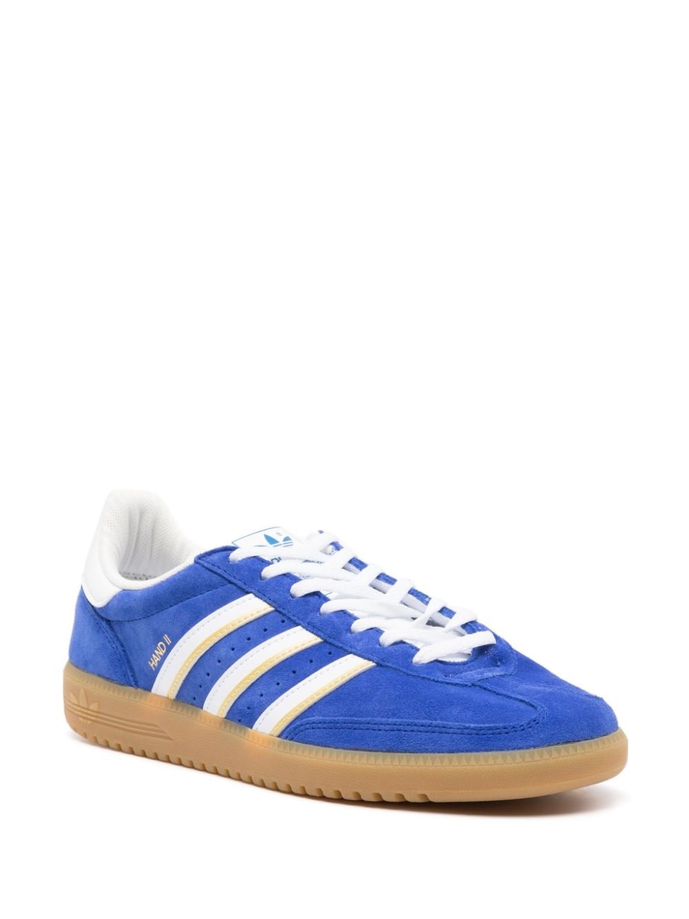 Hand 2 3-Stripes suede sneakers - 2