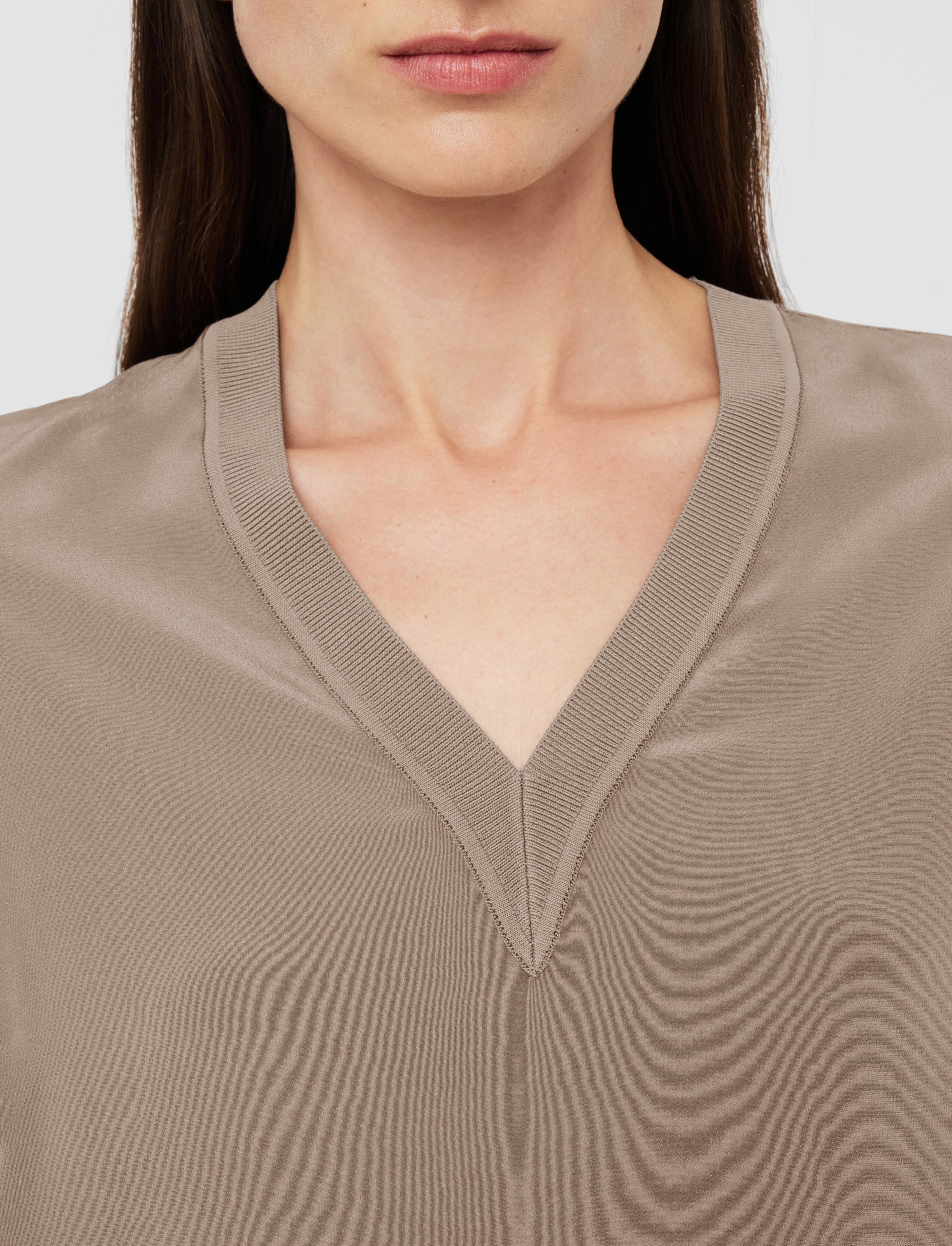 Miller Crepe de Soie Silk Blouse - 6