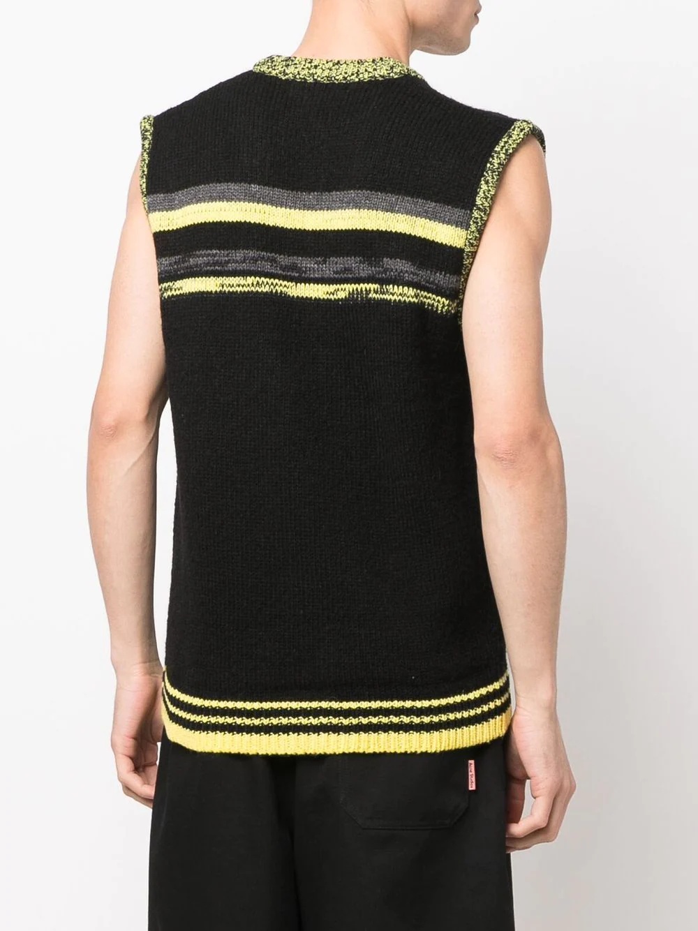 V-neck sleeveless jumper - 5