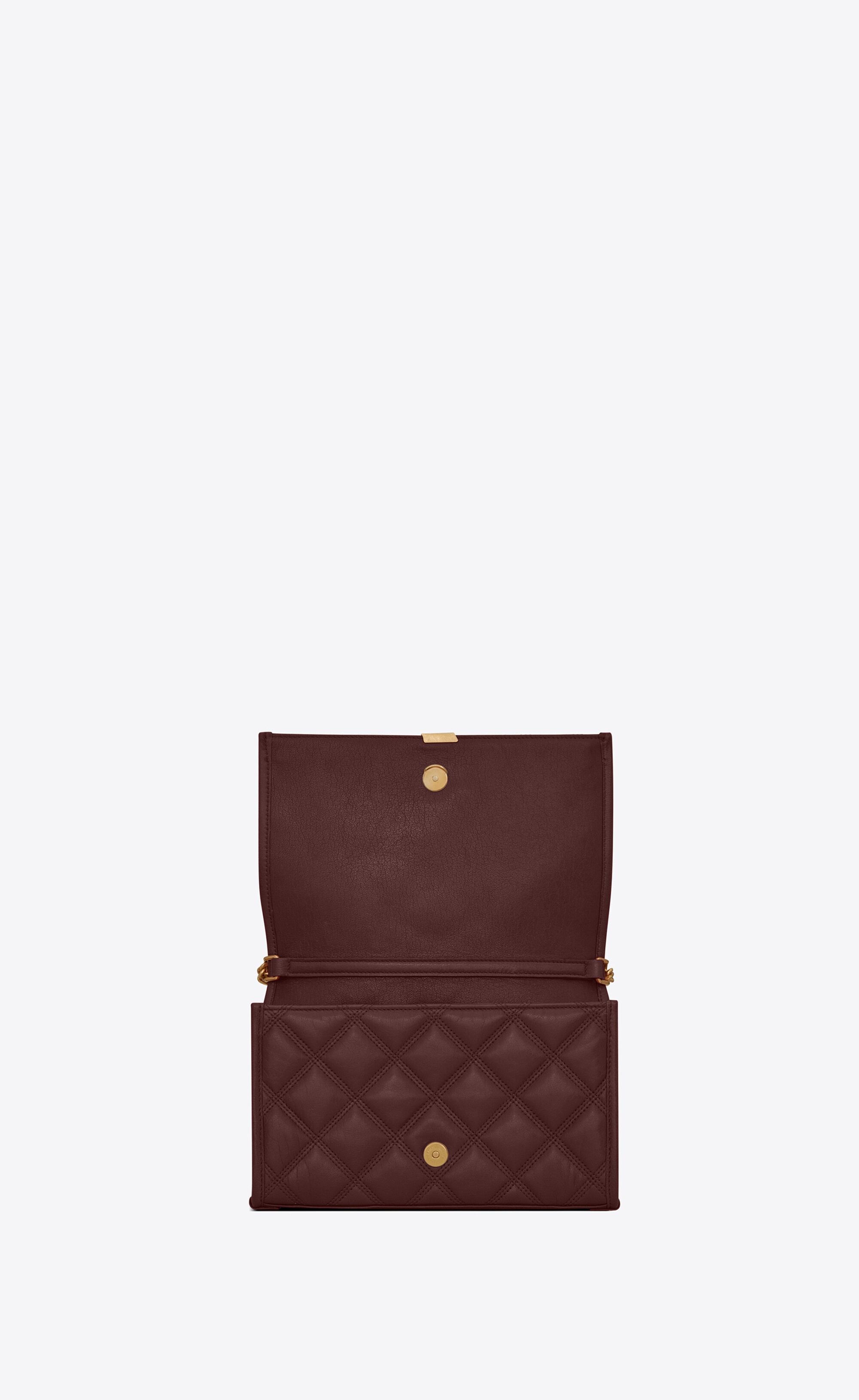 becky chain wallet in quilted lambskin - 5