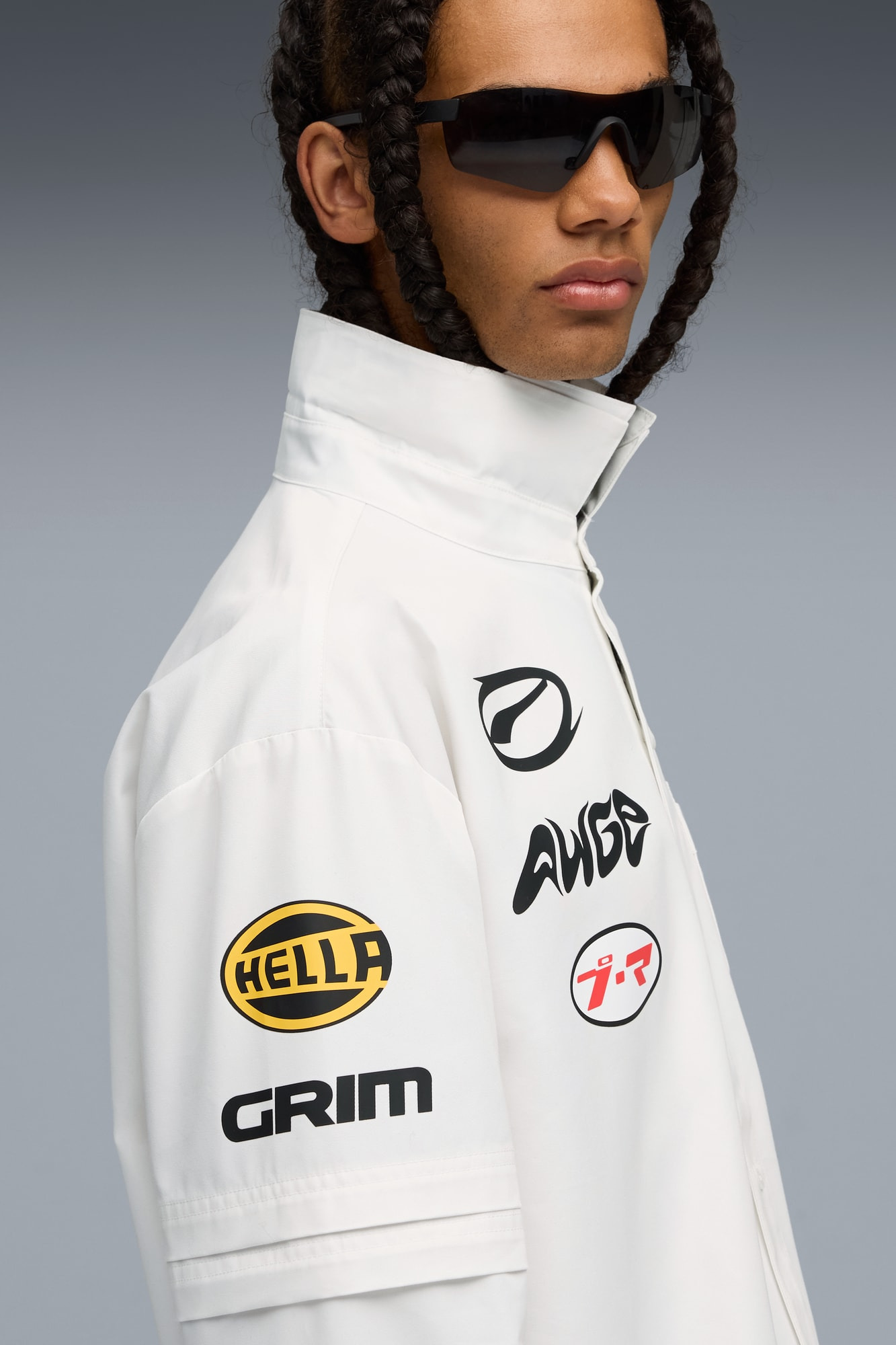 A$AP ROCKY x PUMA Layered Pit Crew Button Down - 4