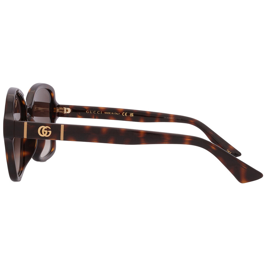 Gucci Brown Gradient Butterfly Ladies Sunglasses GG0765SA 003 57 - 5