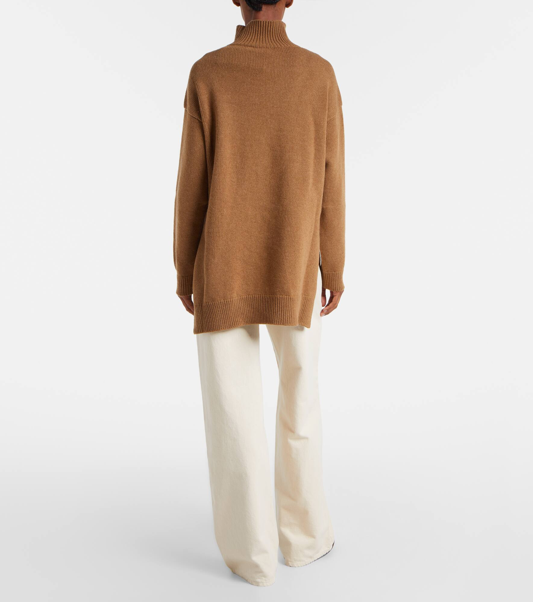 Loletta wool and cashmere turtleneck sweater - 3