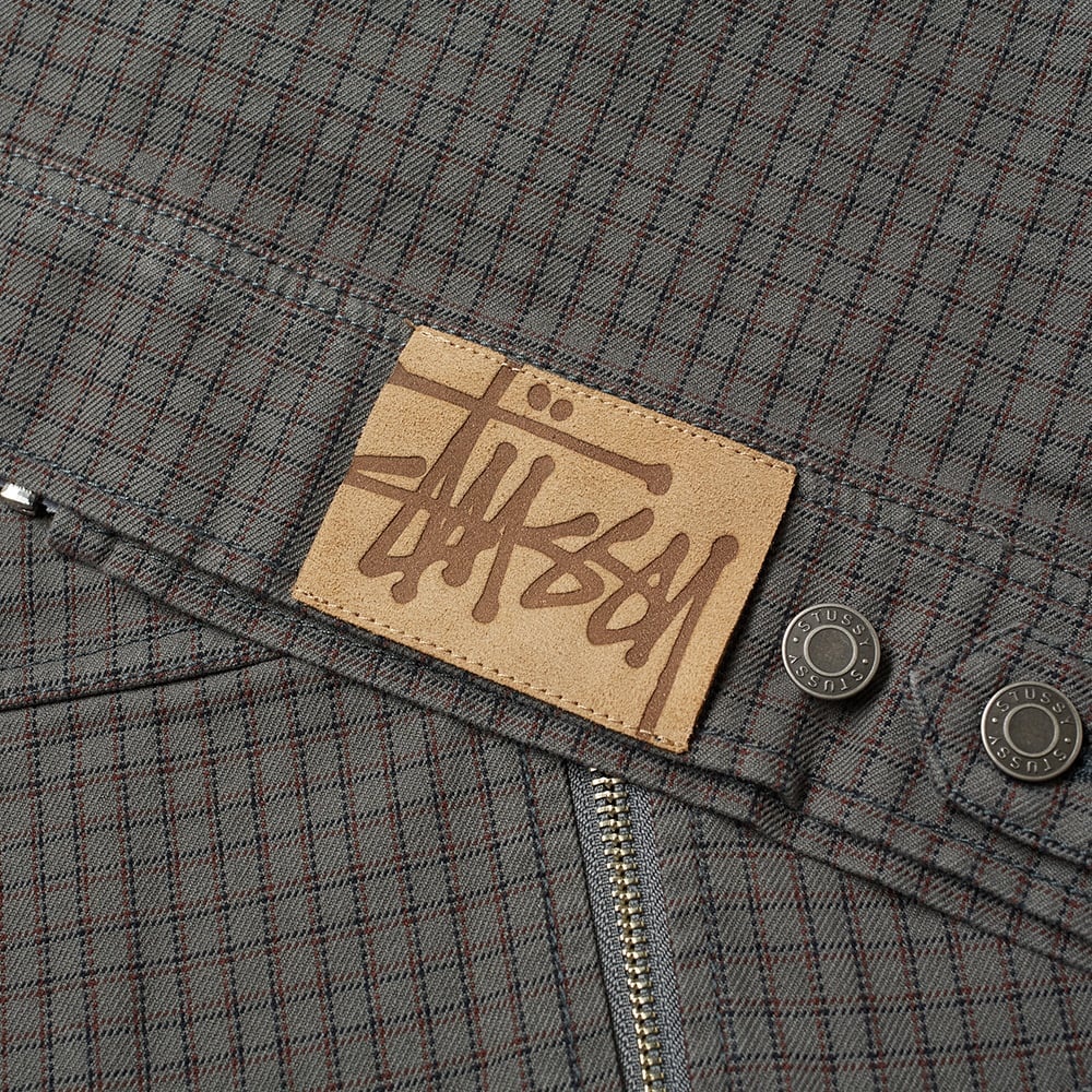 Stussy Check Garage Jacket - 5