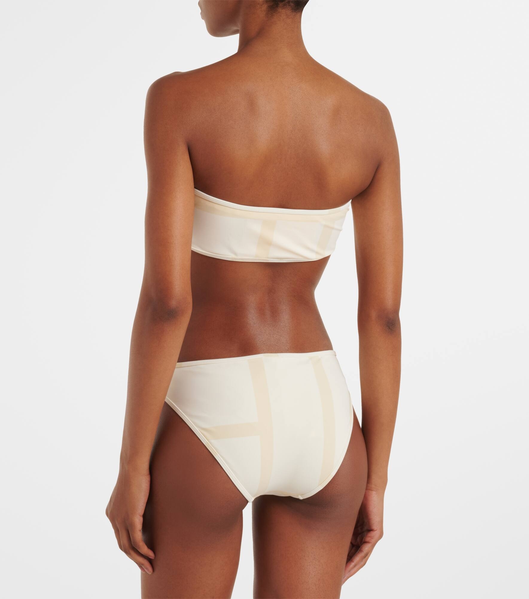 Monogram bandeau bikini top - 3