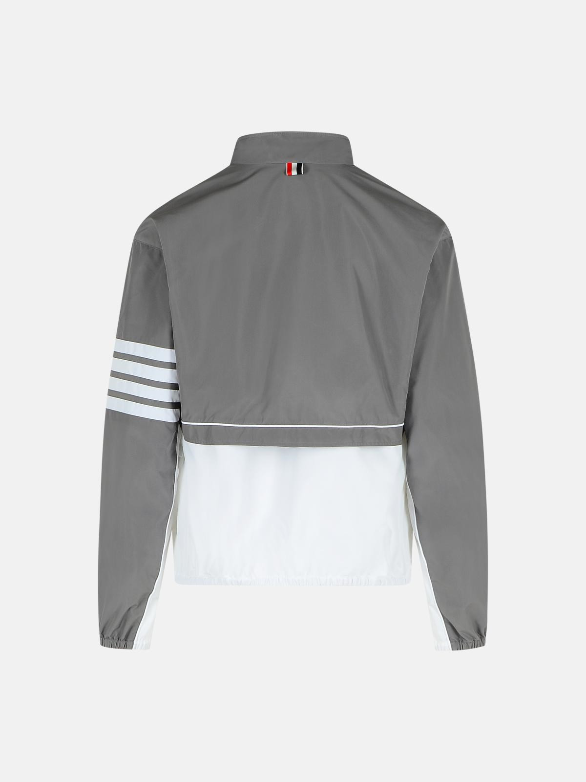 GREY POLYESTER JACKET - 3