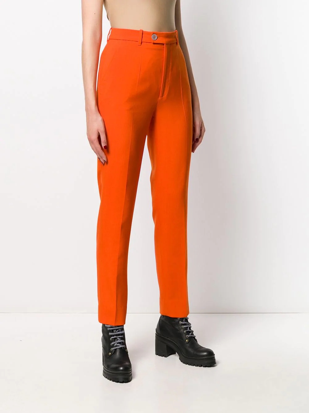 high-rise tapered trousers - 3