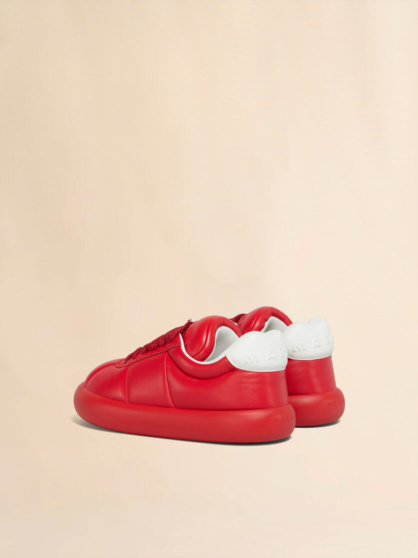 RED LEATHER BIGFOOT 2.0 SNEAKER - 2