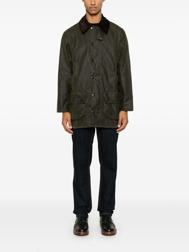 Barbour Beaufort snap-fastening jacket outlook
