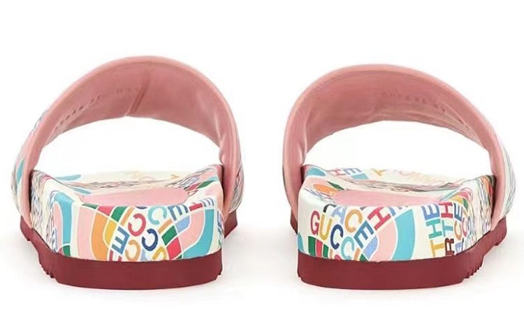 (WMNS) Gucci x The North Face Leather Sandal 'White Multicolor' 685636-CPDH0-5880 - 4