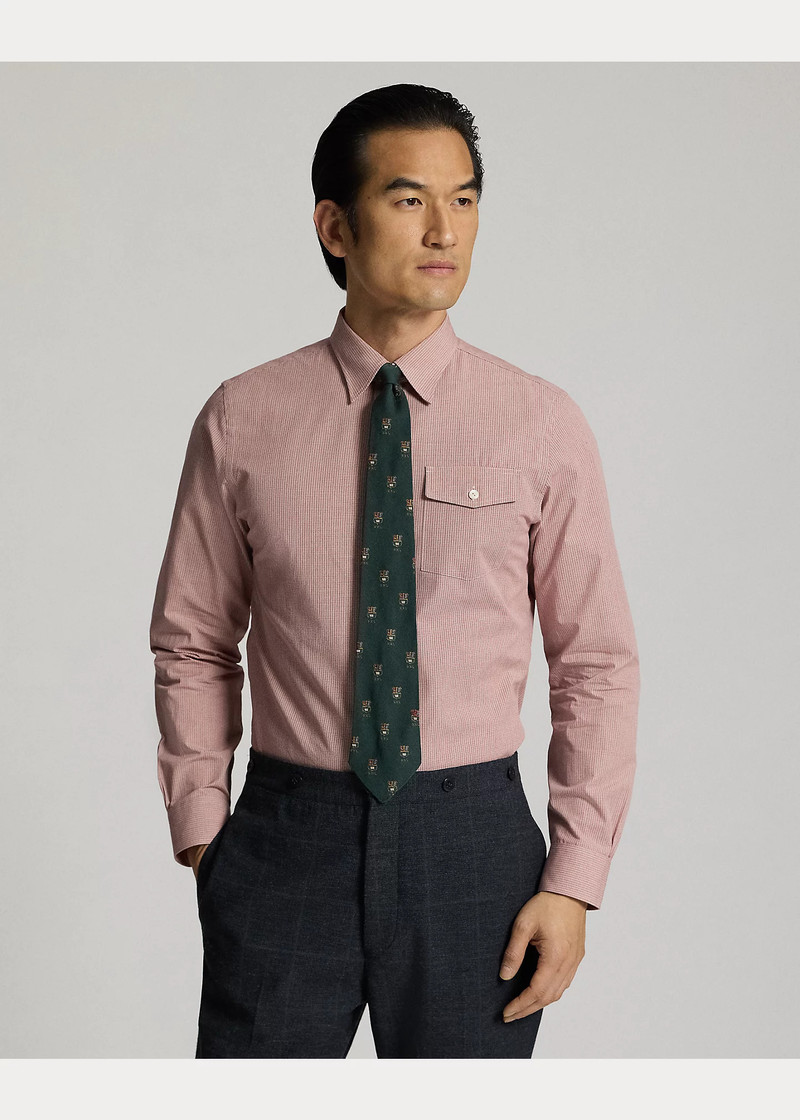 RRL by Ralph Lauren Slim Fit Checked Dobby Shirt outlook