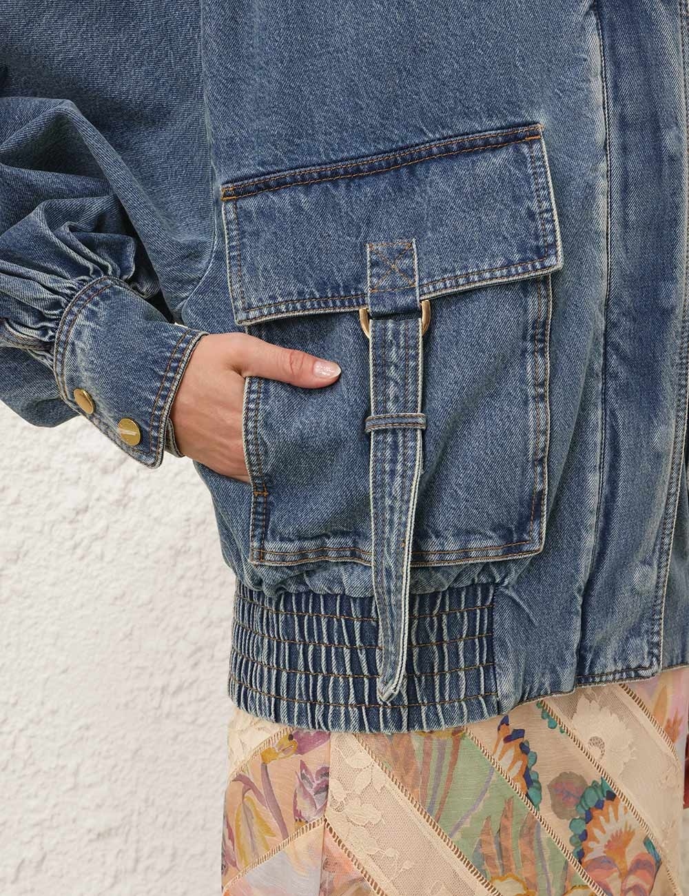 ILLUSTRATION DENIM JACKET - 5