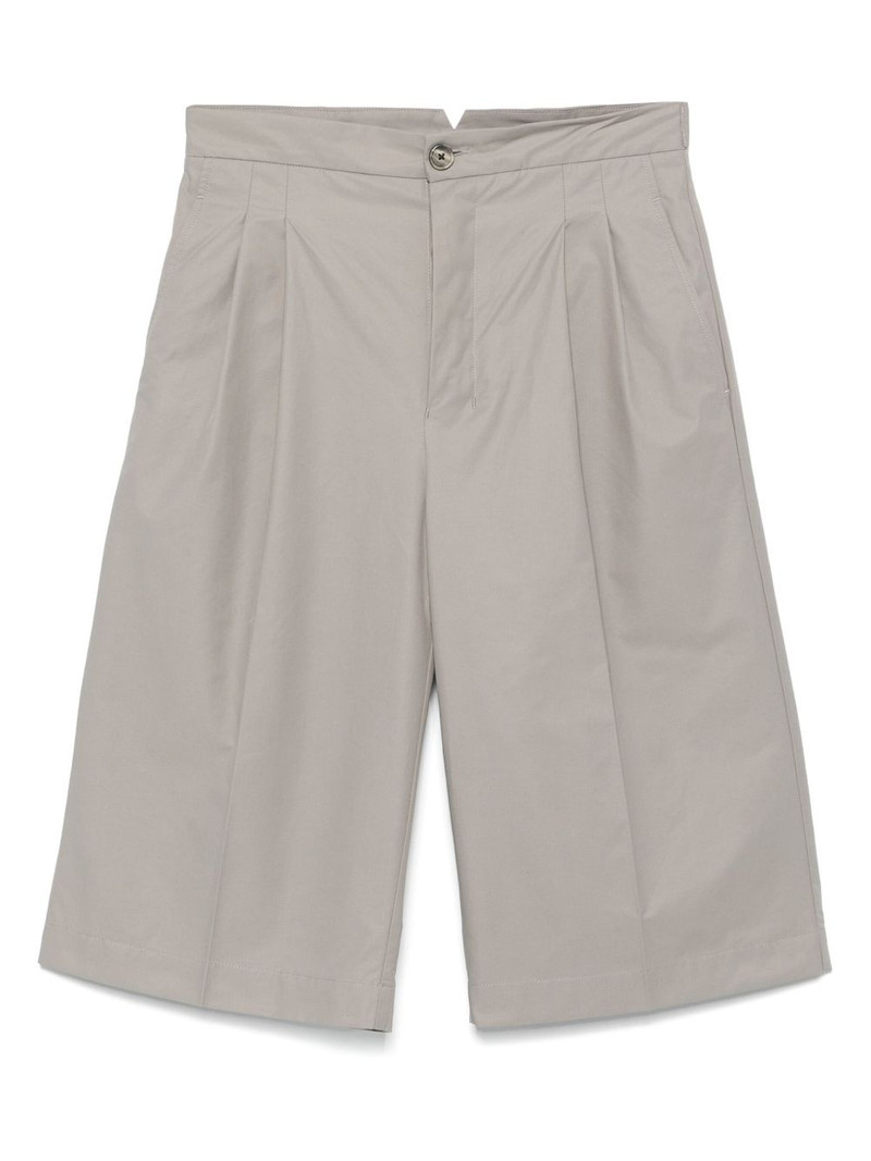 pleat-detail shorts 1