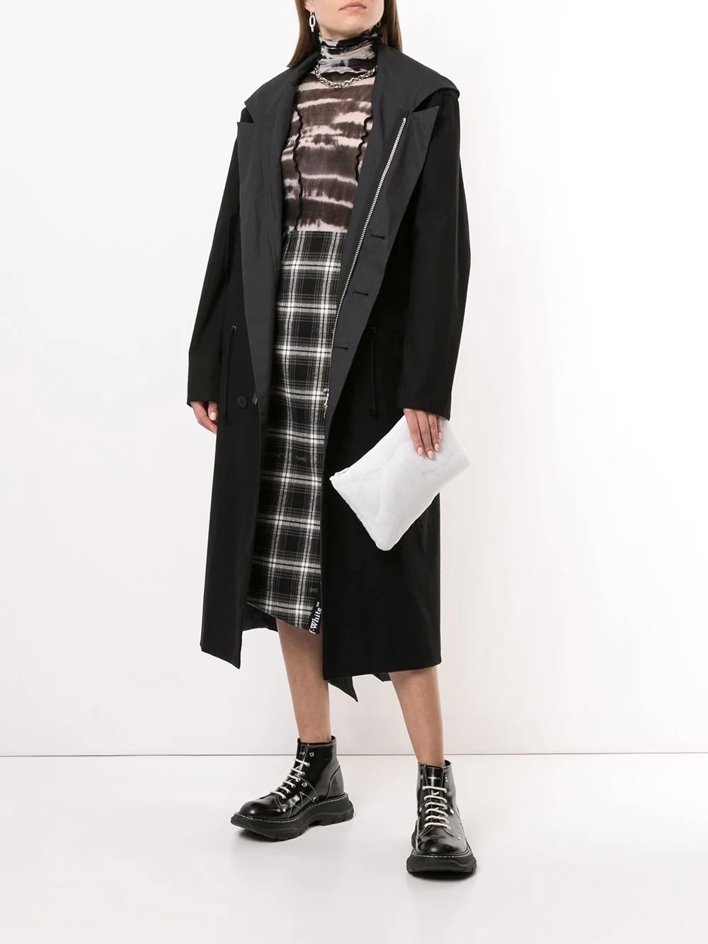 oversize hooded coat - 3