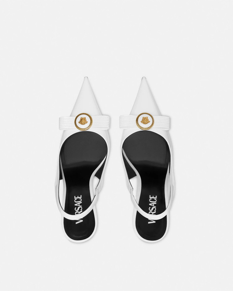 Gianni Ribbon Slingback Pumps 110 mm 5