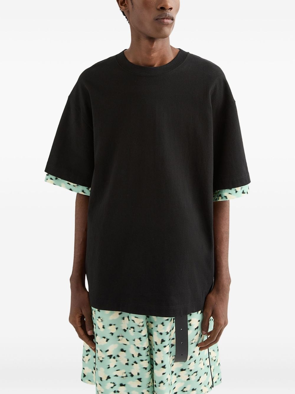 cotton crew-neck T-shirt - 3