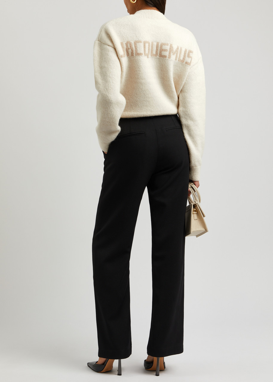 Le Maille logo alpaca-blend jumper - 4