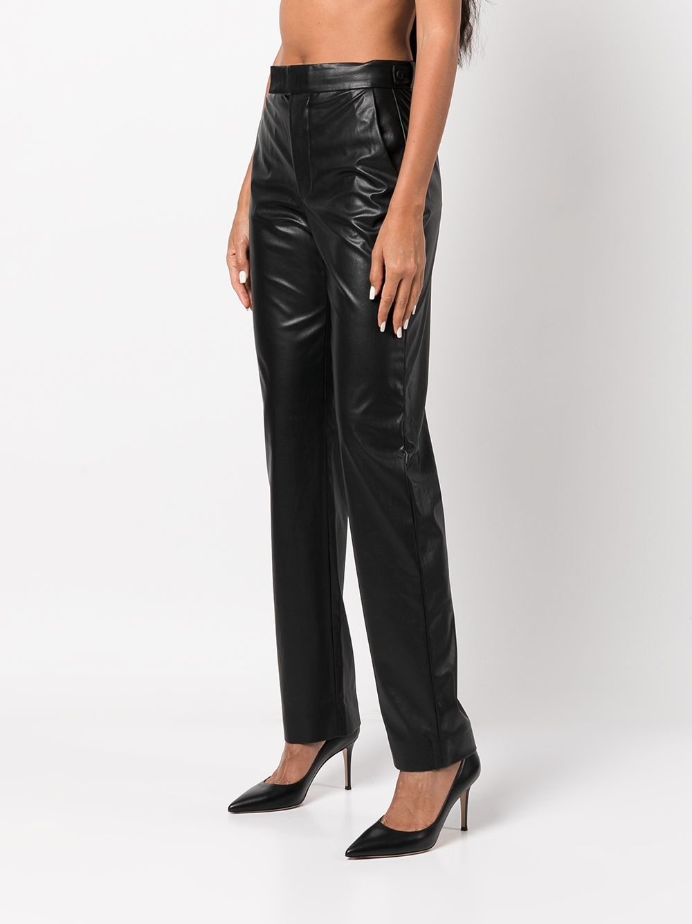 Maren faux-leather trousers - 3