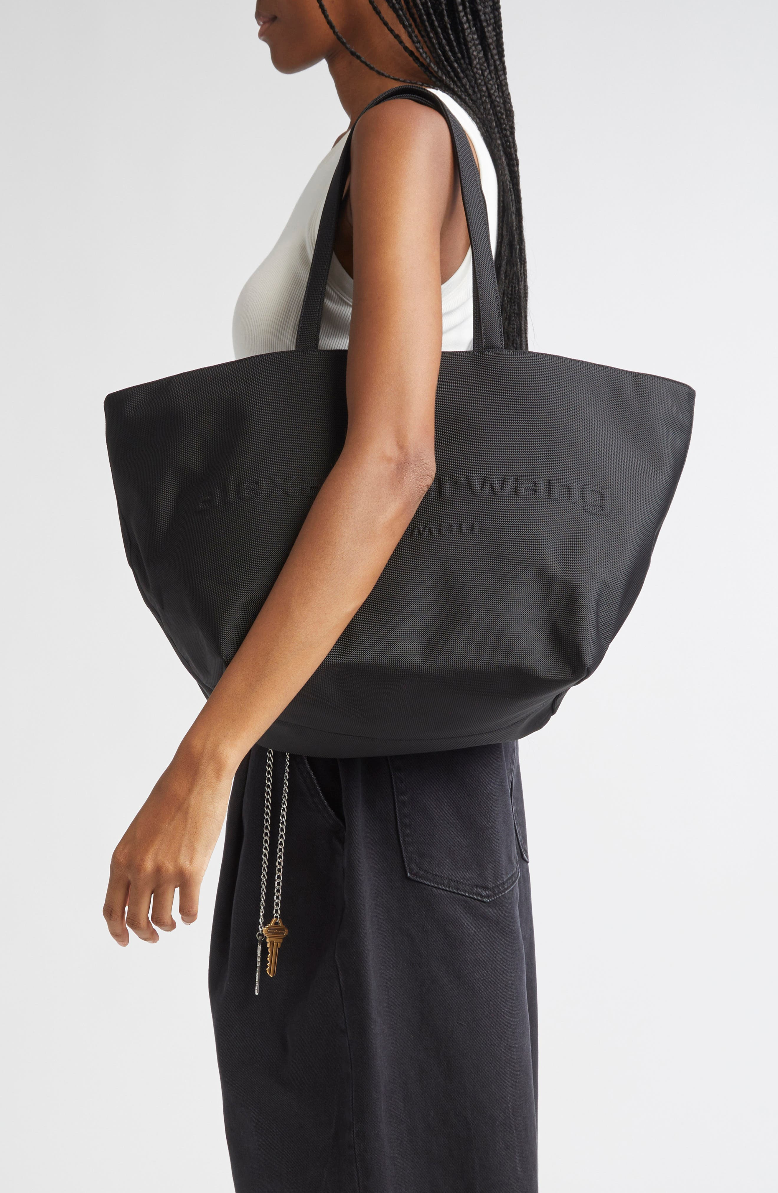 Alexander Wang Punch Nylon Canvas Tote in Black at Nordstrom - 2