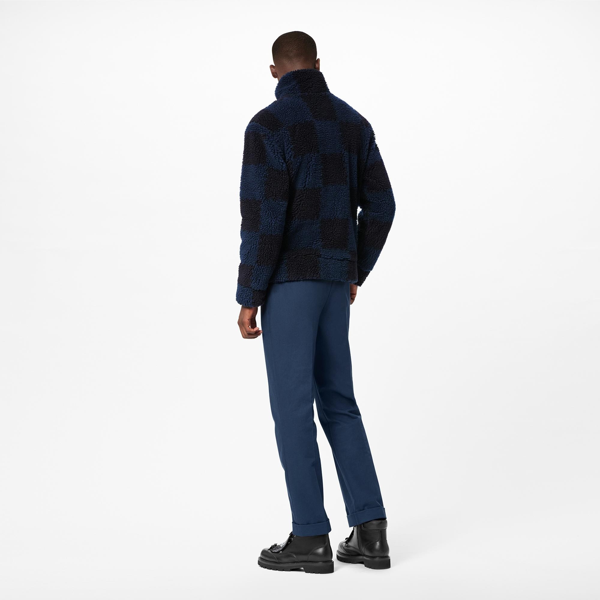 Jacquard Damier Fleece Blouson - 5