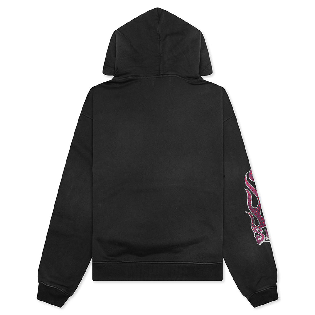 SUMMERLAND RACING CRYSTAL HOODIE - AGED BLACK - 2