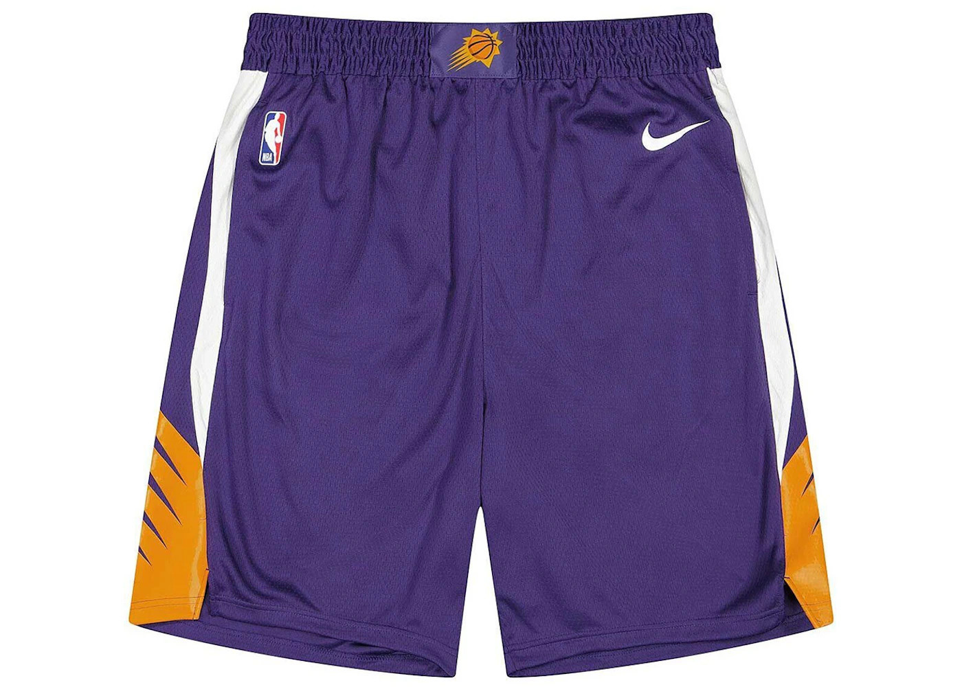 Nike NBA Phoenix Suns Icon Edition Swingman Shorts Court Pourple/Orange/White - 1
