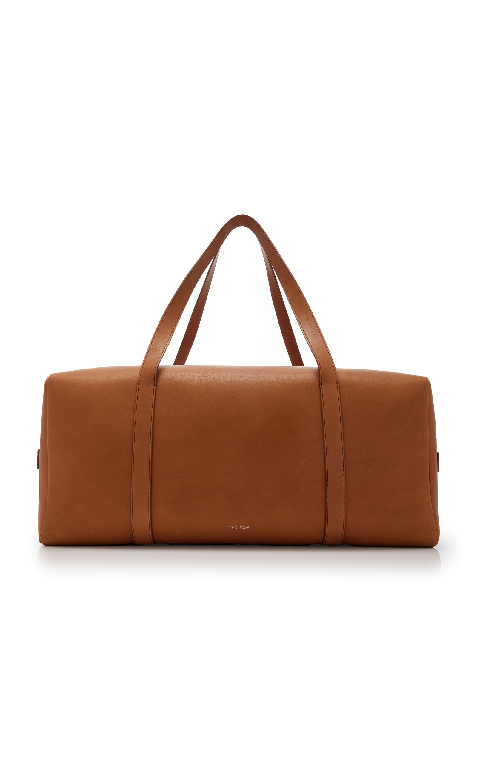 The Row Gio Leather Duffle Bag neutral | REVERSIBLE