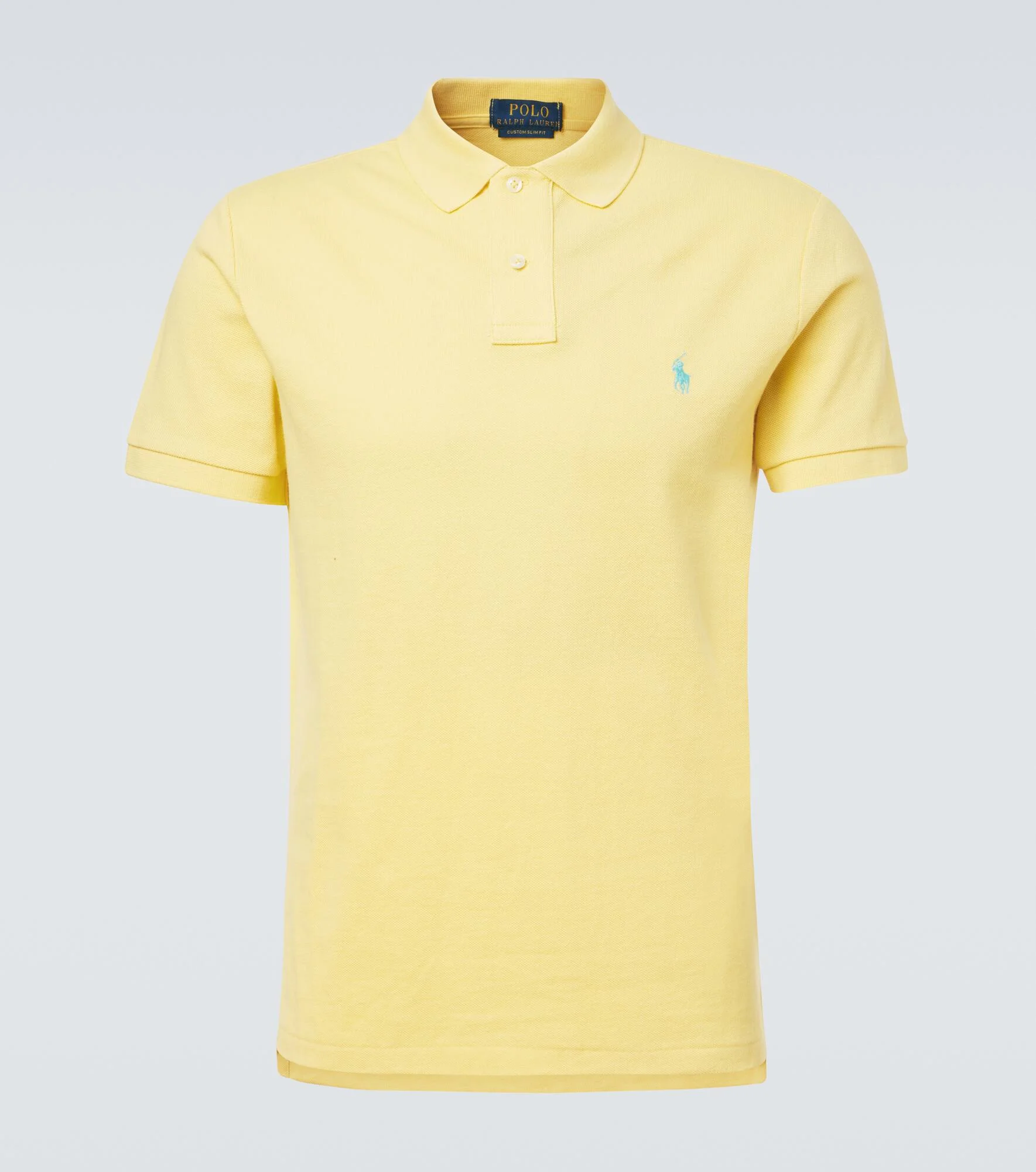 Logo cotton piqué polo shirt - 1