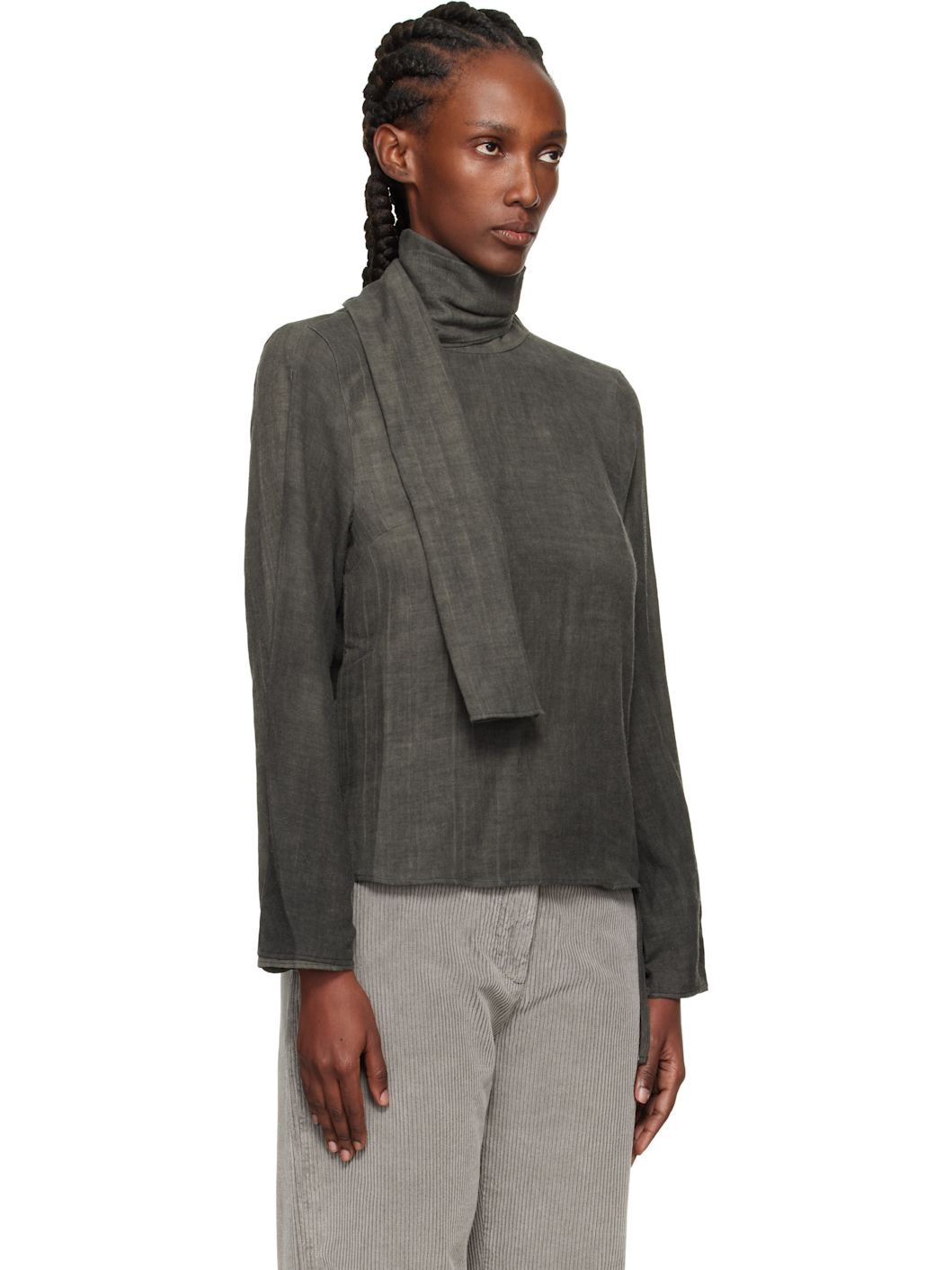 Gray Virtuous Blouse - 2