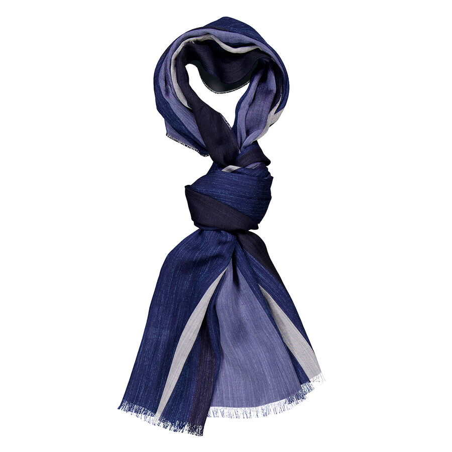 Ferragamo Maxi-Striped Jacquard Stole - 3