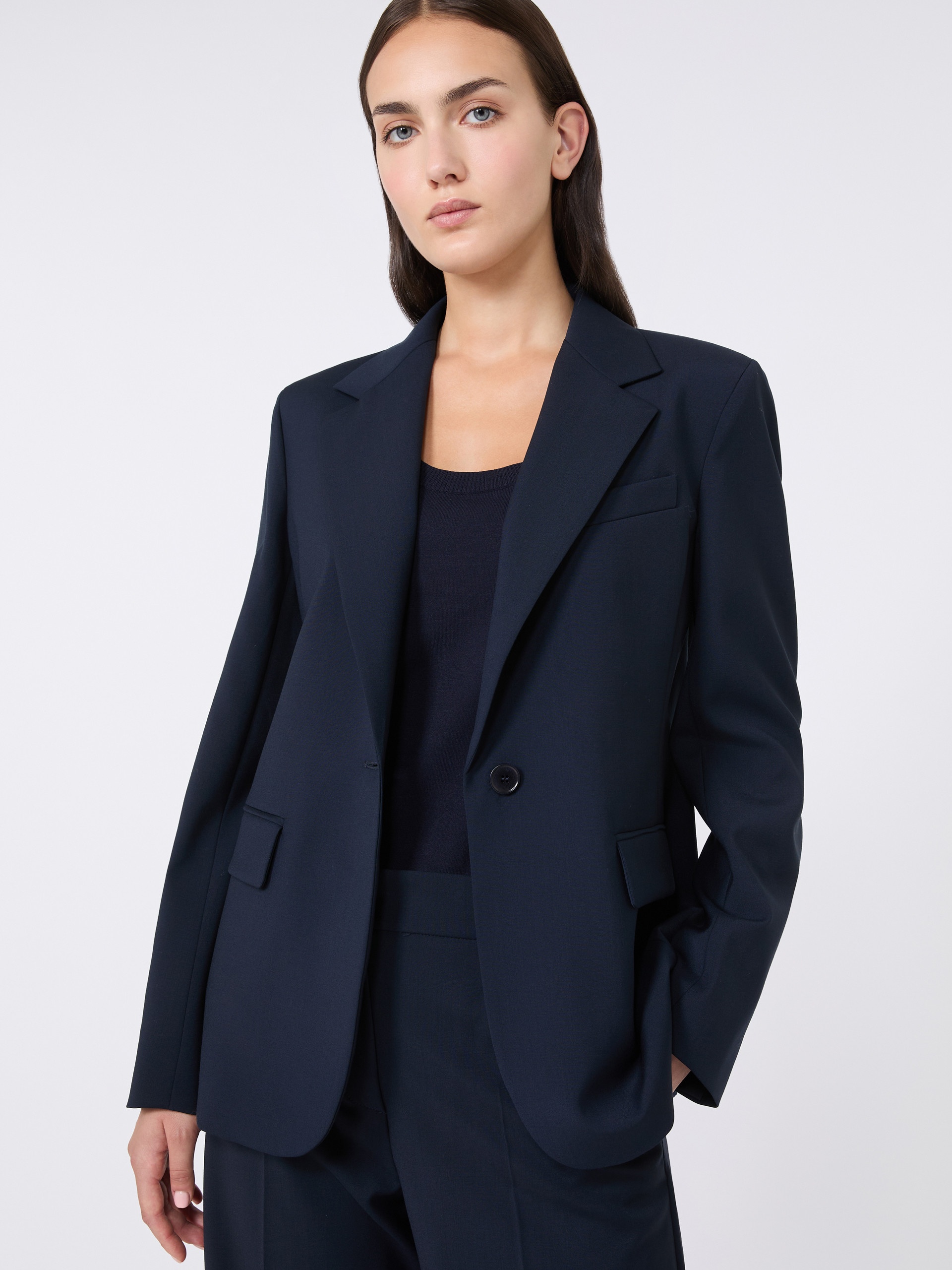 LAMINE Natural stretch wool blazer - 5