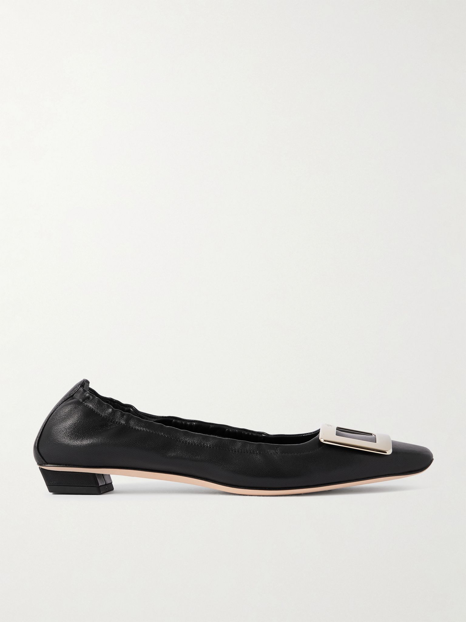 Belle Vivier leather ballet flats Black - 1