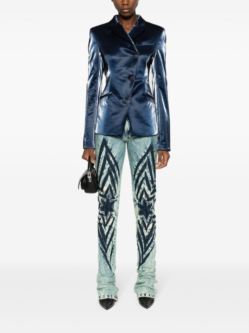 OTTOLINGER lacquer-coated harness blazer outlook