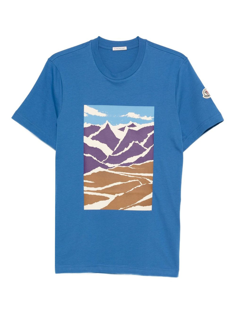 graphic-print short-sleeve T-shirt 1