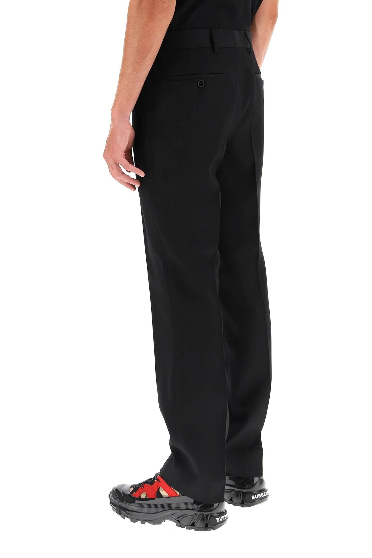 TAILORED WOOL TROUSERS - 4