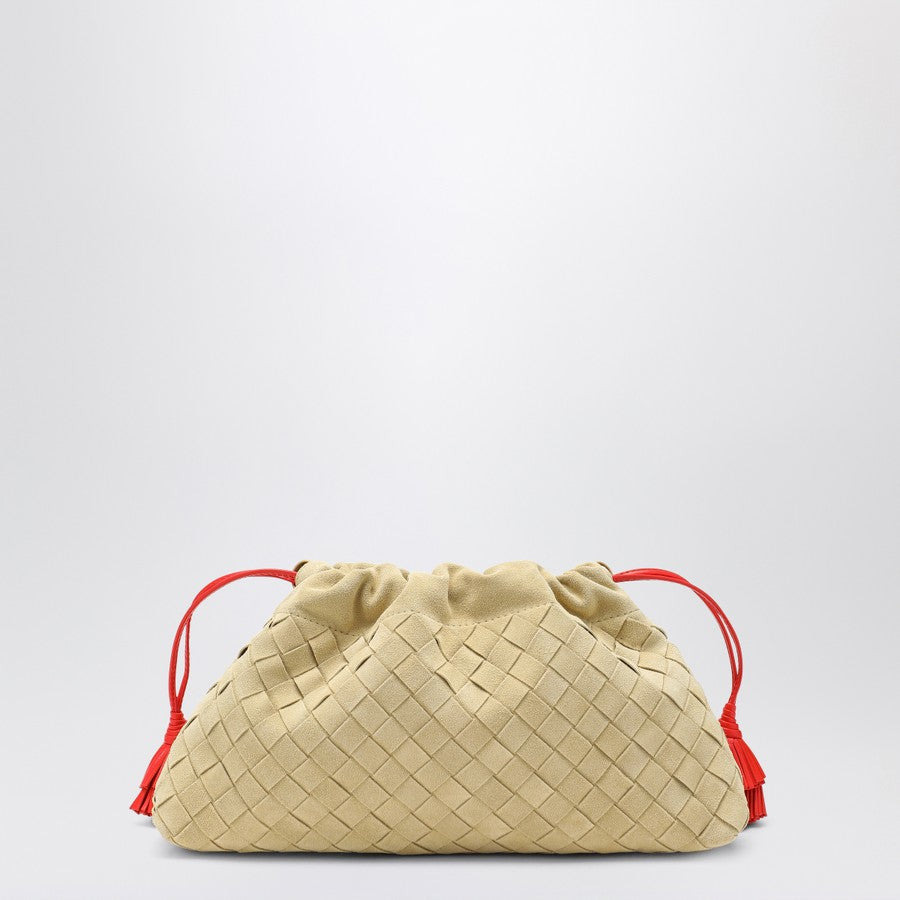 Bottega Veneta Women Tapioca Night Dustbag In Woven Suede - 3