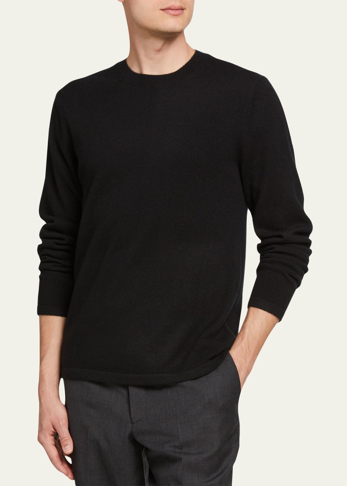 Men's Cashmere Crewneck Sweater - 4