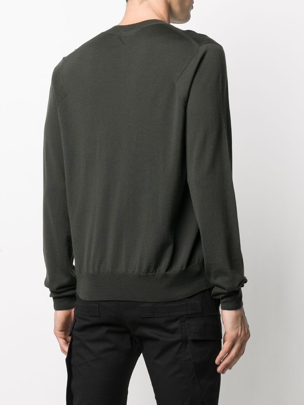 crew neck wool jumper - 4