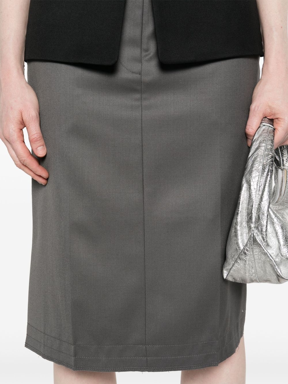 LOW CLASSIC H-line mini skirt | REVERSIBLE