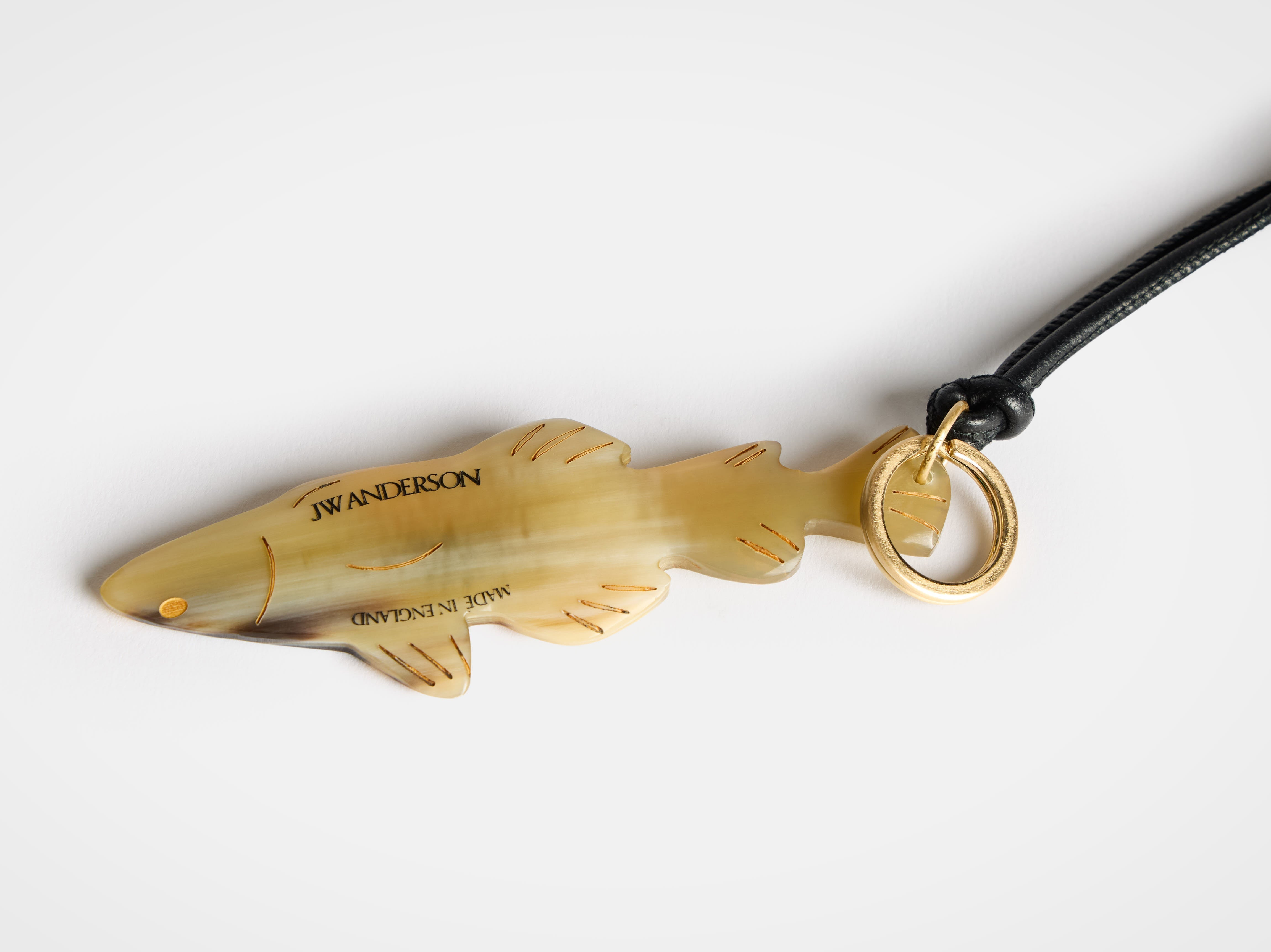 HORN-CRAFTED FISH CHARM - 2