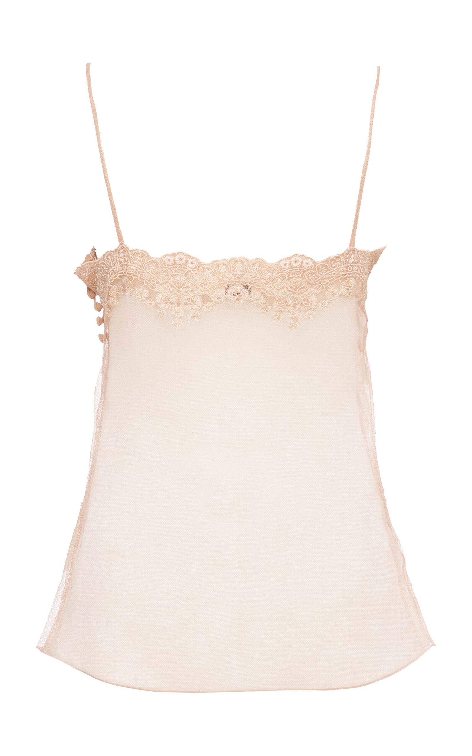 Embroidered Lace Tank Top neutral - 6